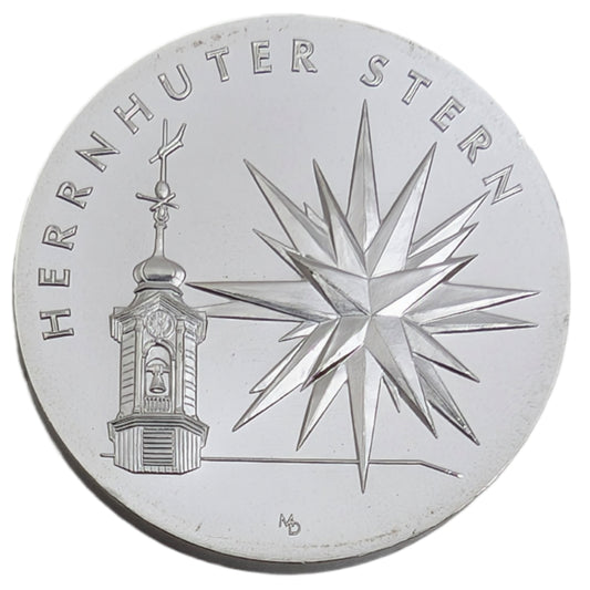 Herrnhuter Stern - Weihnachtsmünze