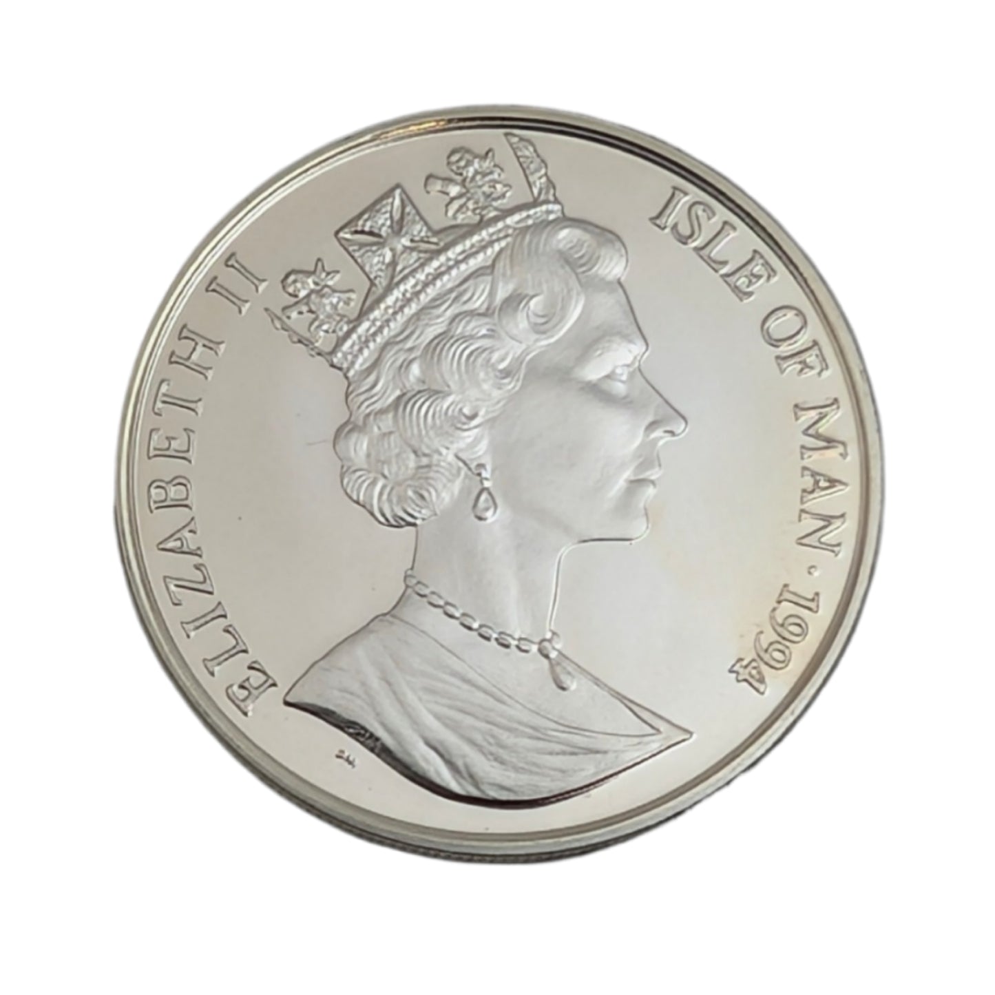 Manx-Katze im Wappen / Elizabeth II.