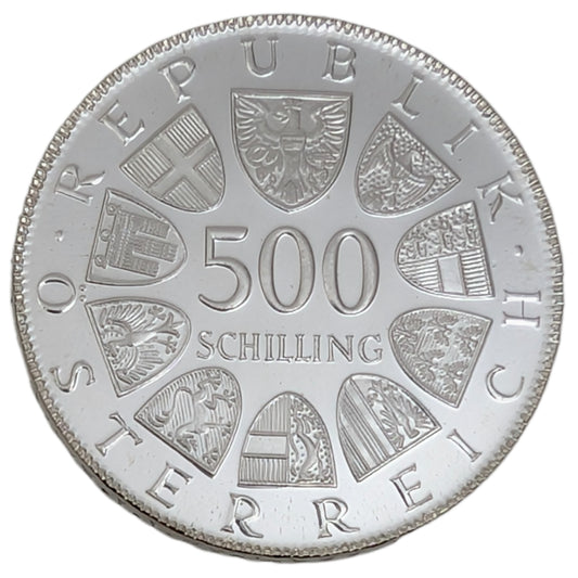 500 Schilling Silber diverse von 1980 - 1982