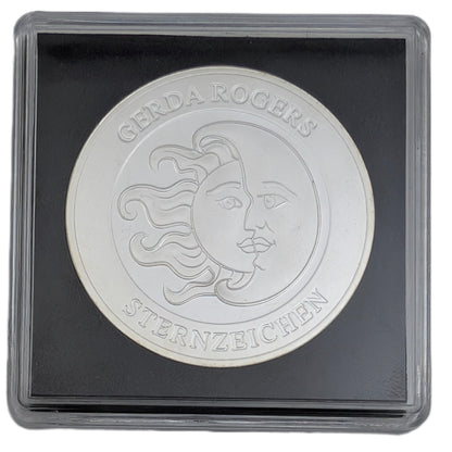 Sternzeichen Zwilling - Gerda Rogers, teilvergoldet, teilkoloriert