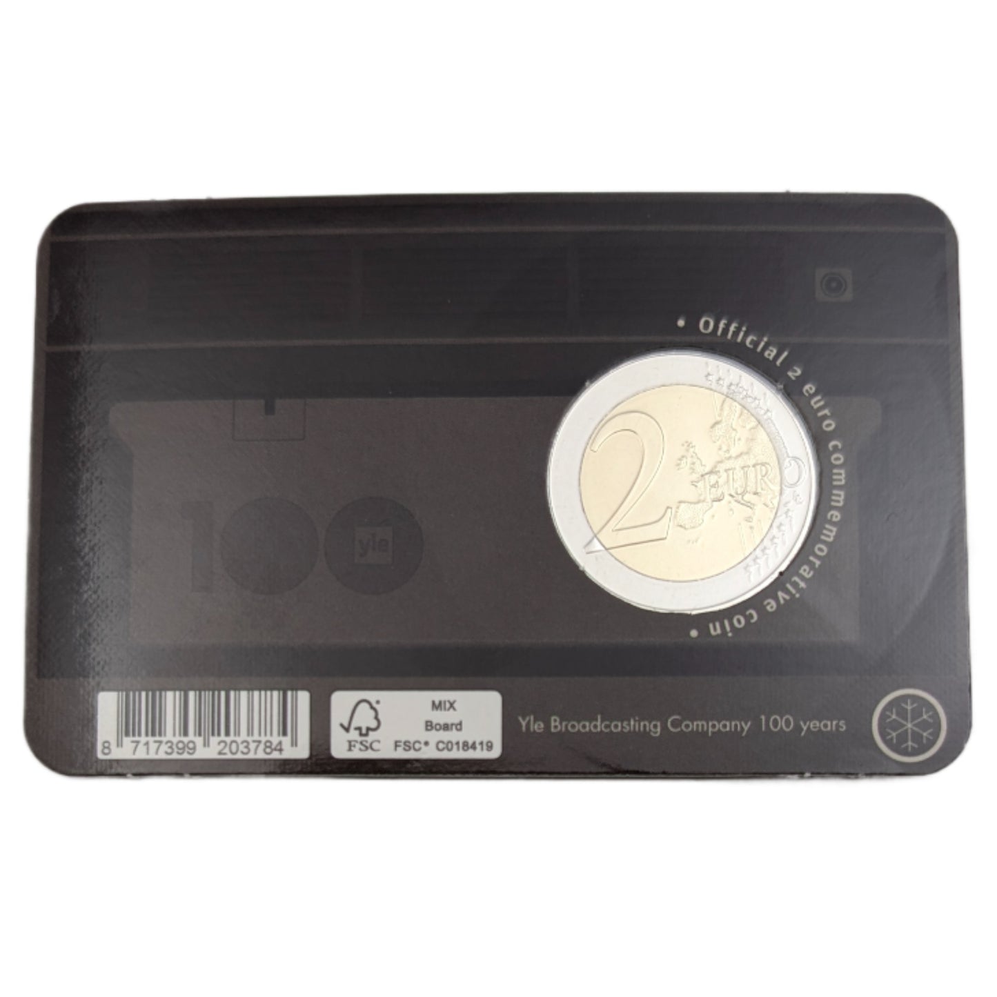 100 Years Broadcasting Company, Coincard, Sprache (Finnisch/Englisch) nach Verfügbarkeit