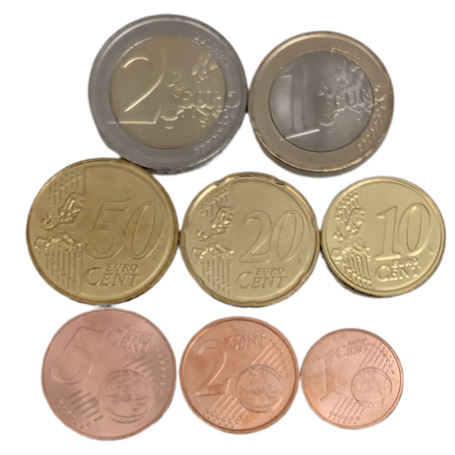 KMS Kursmünzensatz Start 8, 1 Cent - 2 Euro, Euroeinführung, Beitritt zur Währungsunion, Rollenware