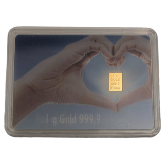 Valcambi SA 1 Gramm Goldbarren, Minigoldbarren, Bayern LB