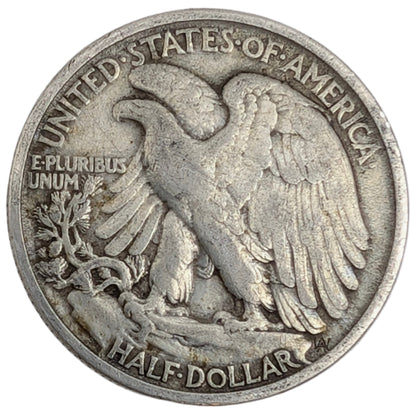 Walking Liberty, kleiner Randfehler