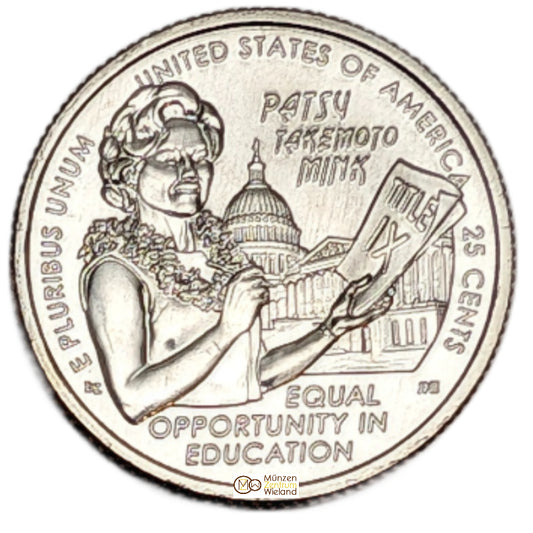 Patsy Takemoto Mink, Quarter, San Francisco