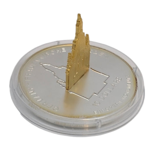 Europäische Denkmäler - Frauenkirche in Dresden, teilvergoldet