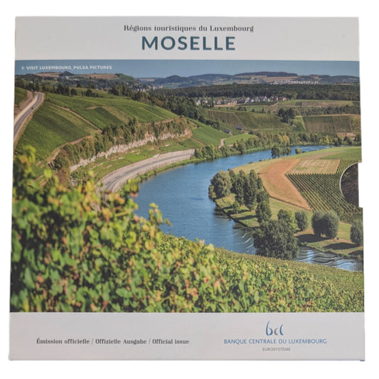 KMS Kursmünzensatz Mosel 1 Ct. - 2 € + 2 € Schuman