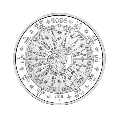 Jahr des Merkur, Kalendermedaille