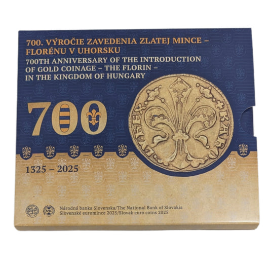 KMS Kursmünzensatz 700 Jahre Einführung Goldflorin im Königreich Ungarn