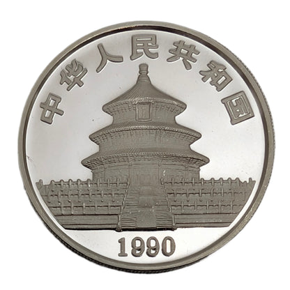 Panda, mit Serifen, Bullion, leicht fleckig an Vorderpfoten