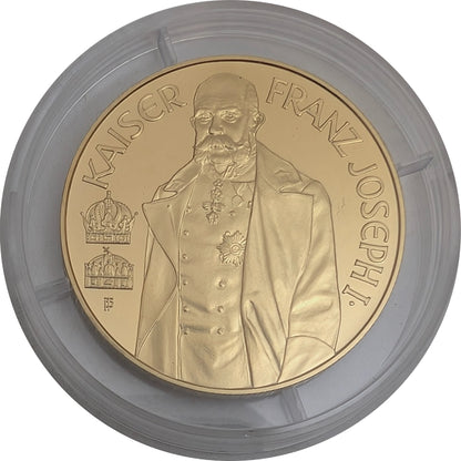 Kaiser Franz Joseph, Silber vergoldet