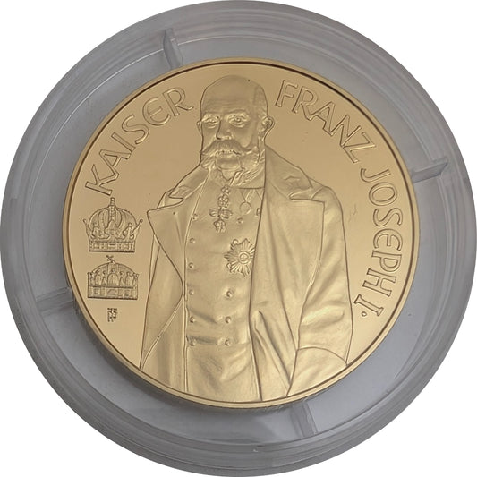 Kaiser Franz Joseph, Silber vergoldet