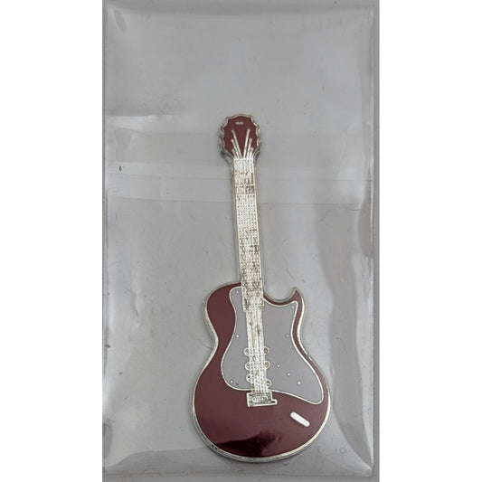 #3/6 Gibson Les Paul Guitar - E-Gitarrenserie (50. Jahrestag der Rock'n'Roll-Musik), versilbert und emailliert