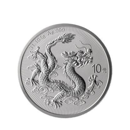 Chinesischer Drache/Chinesische Mauer, Bullion