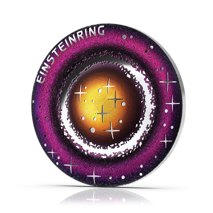 2/5 Einsteinring - Serie Schönheit des Universums, farbig, besondere Form