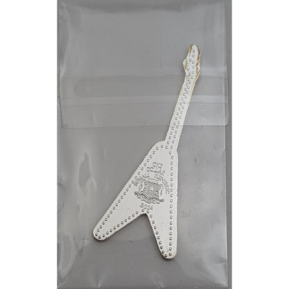 #1/6 American Flag - E-Gitarrenserie (50. Jahrestag der Rock'n'Roll-Musik), versilbert und emailliert