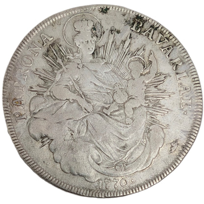 Bayern  Maximilian III. Joseph, justiert, Patrona Bavaria, Madonna mit Kind