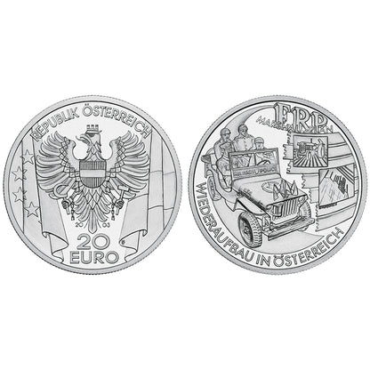 Nachkriegszeit/Vier im Jeep, Marshallplan - Österreich im Wandel der Zeit