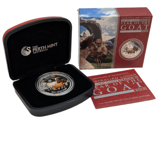 Year Of The Goat, Series II, colored / Jahr der Ziege, Serie II, farbig, Perth