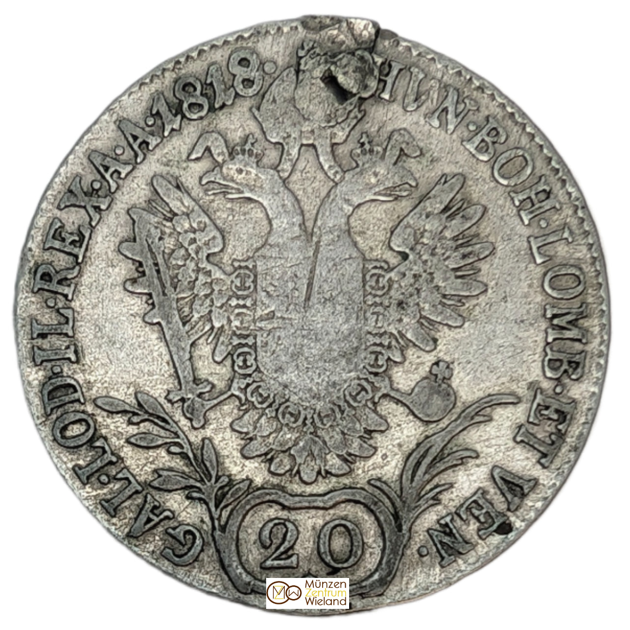 Franz II./I., Wien, gelocht