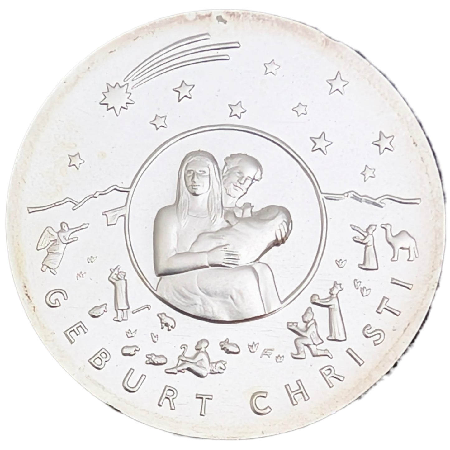 Die Geburt Christi - Weihnachtsmünze