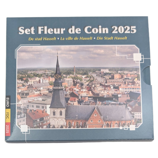 KMS Kursmünzensatz "Hasselt" 1 Cent - 2 + 2x 2,5 Euro