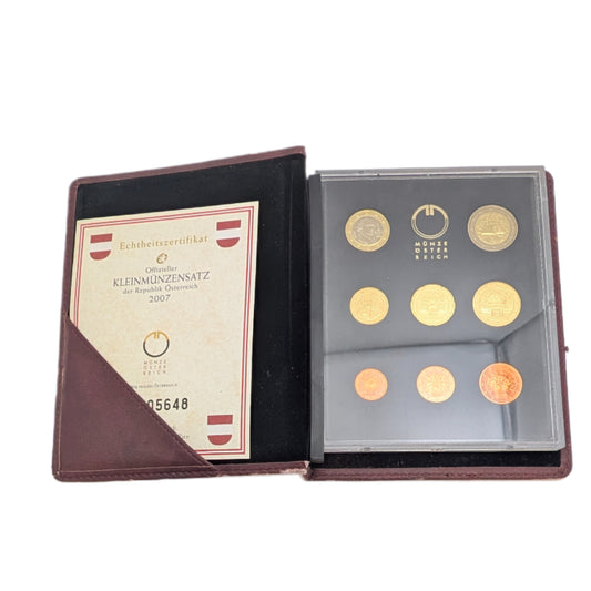 KMS Kursmünzensatz 1 Cent - 2 Euro