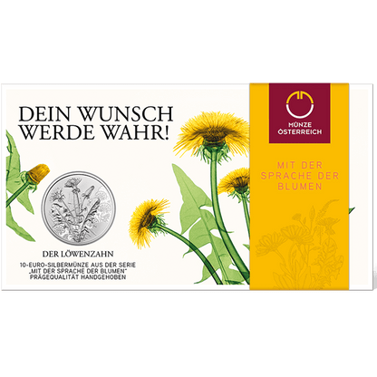 2/7 Löwenzahn - Ein Wunsch wird wahr / Sprache der Blumen, Blister