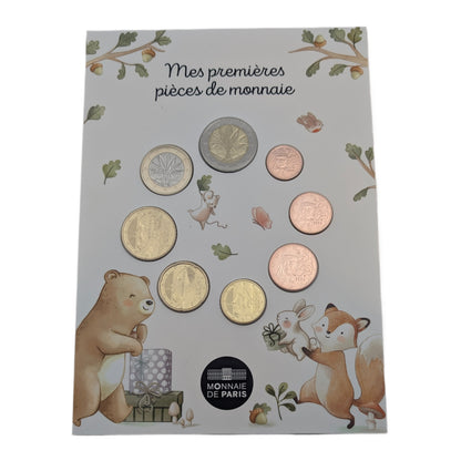 KMS Kursmünzensatz Babysatz "Meine Erste Münze", 1 Ct - 2 €