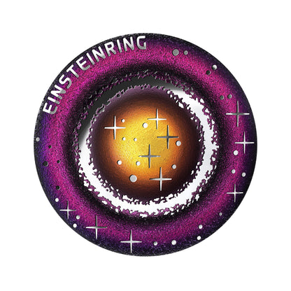 2/5 Einsteinring - Serie Schönheit des Universums, farbig, besondere Form