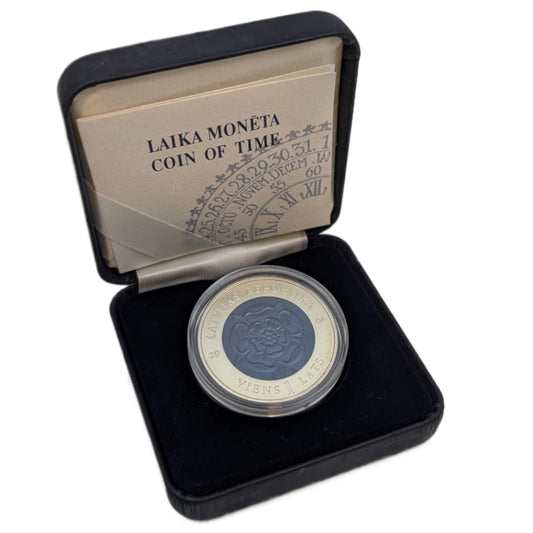 Coin of Time I, dark blue Niob