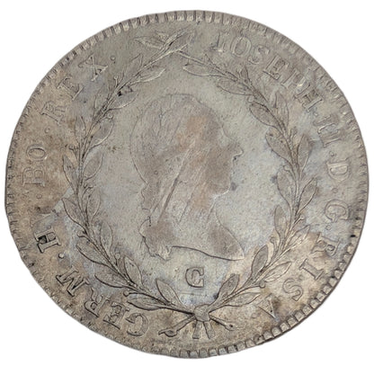 Joseph II., Habsburg, RDR, Prag/Böhmen, Kopfbild justiert