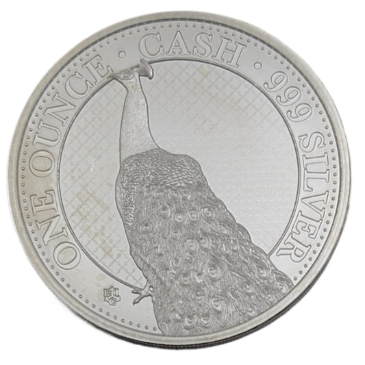 Cash India Wildlife: The Peacock / Nationalvogel Indiens: Pfau, Bullion