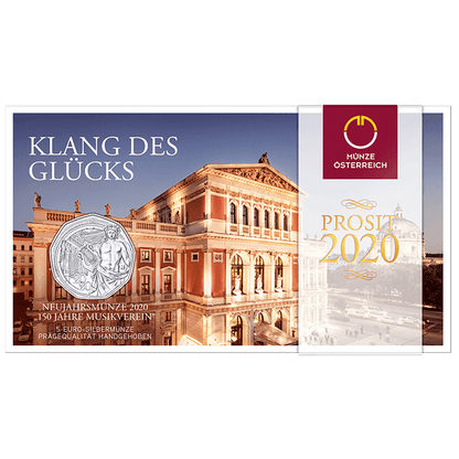 150 Jahre Musikverein: Klang des Glücks - Neujahrsmünze