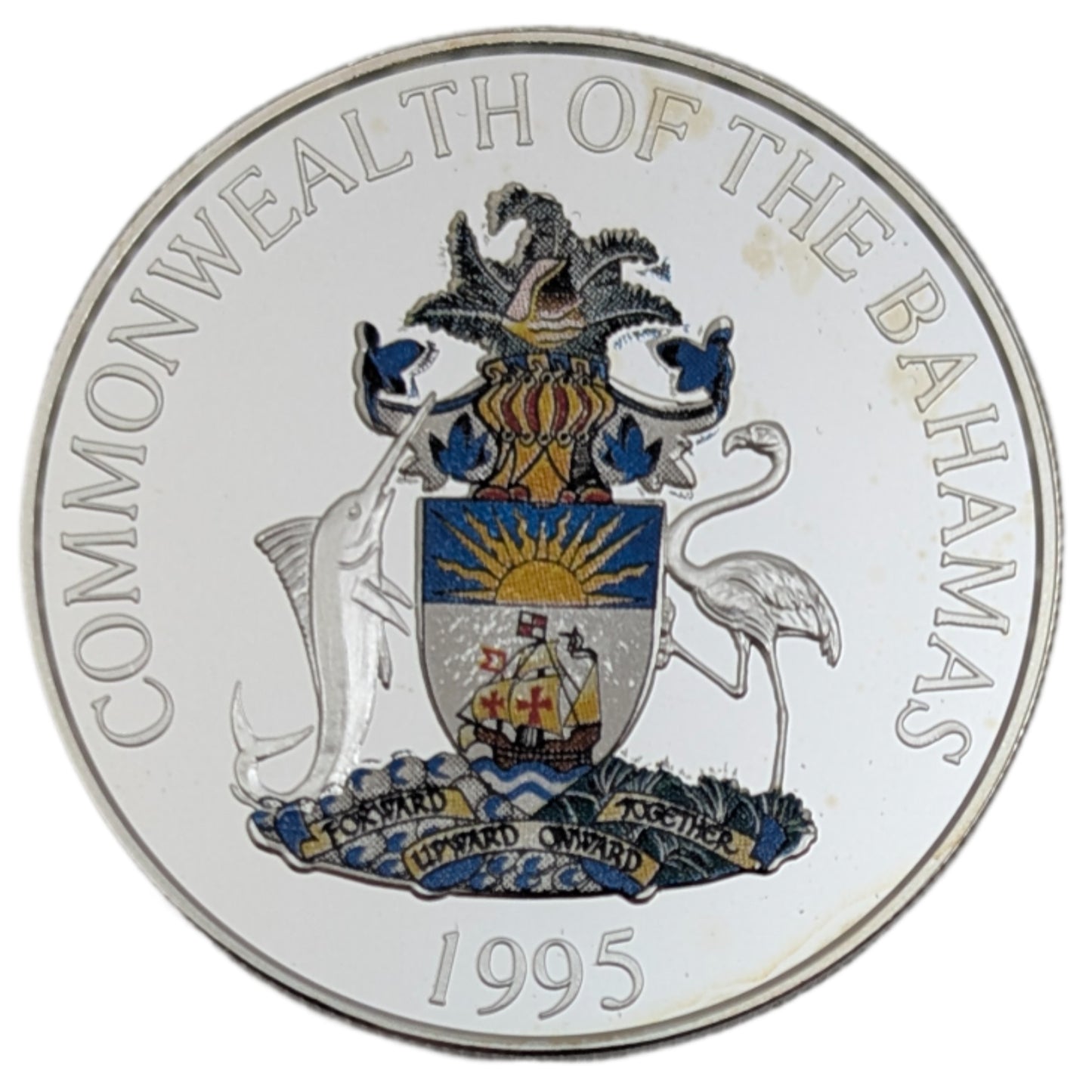 Bahama Parrot/Papagei - Flora und Fauna, colored, farbig