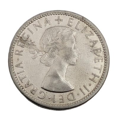 Elizabeth II., 1st Portrait, Small Denticles/kleiner Perlenkreis