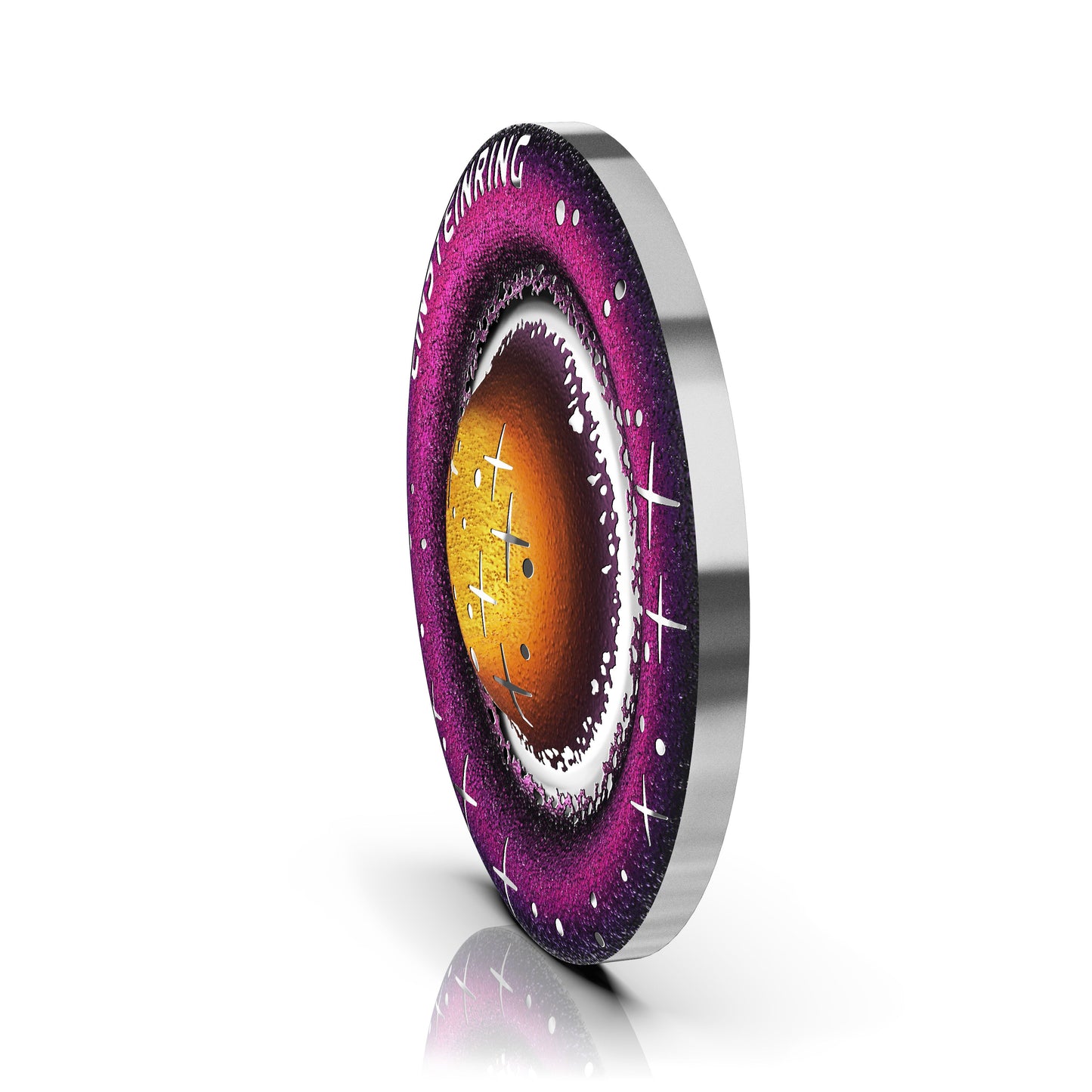 2/5 Einsteinring - Serie Schönheit des Universums, farbig, besondere Form