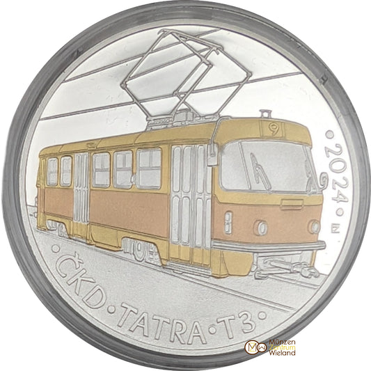 60 Jahre Straßenbahnklassiker Tatra T3, farbig