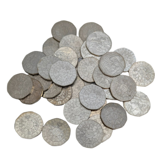 Österreich 5 € Silber 800 fein, Jahr unsere Wahl