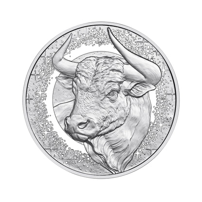 Stier mit Bernstein- Sternbilder