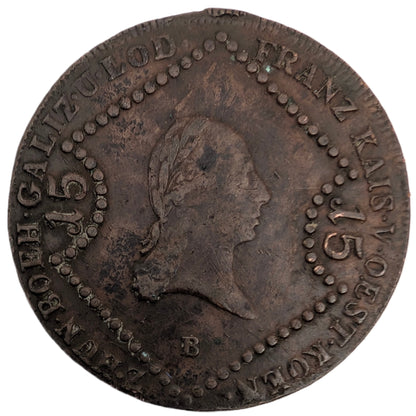 Franz II./I., Kremnitz, kl. Randfehler oder kl. Broschierspur