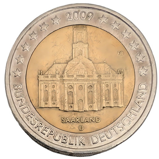 Ludwigskirche in Saarbrücken, Saarland, Buchstabe nach Verfügbarkeit