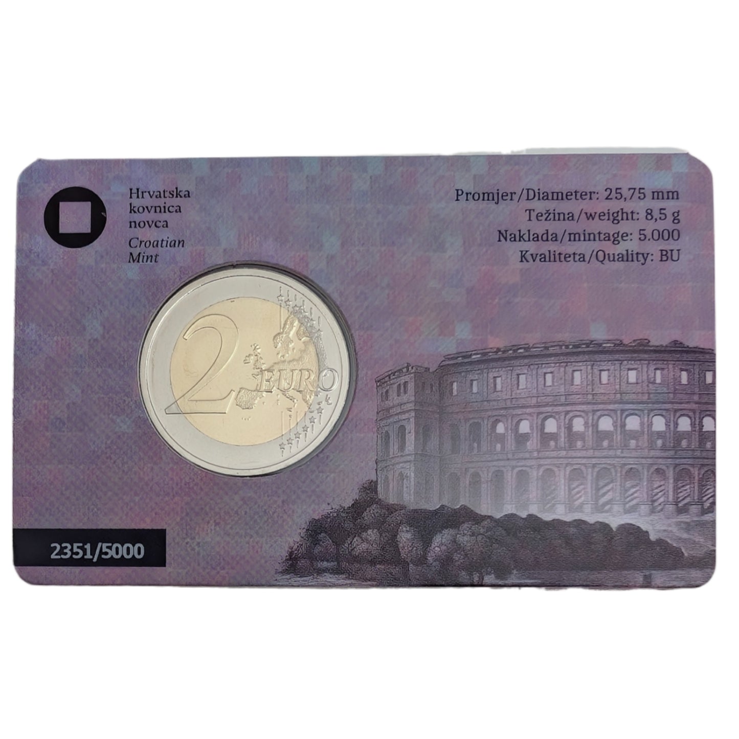 Pula - Arena, Coincard