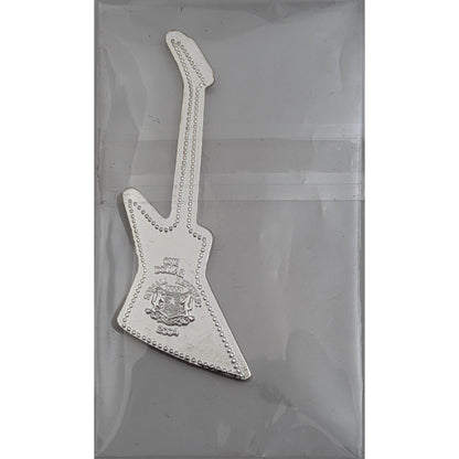 #4/6 Blue Gibson Explorer - E-Gitarrenserie (50. Jahrestag der Rock'n'Roll-Musik), versilbert und emailliert