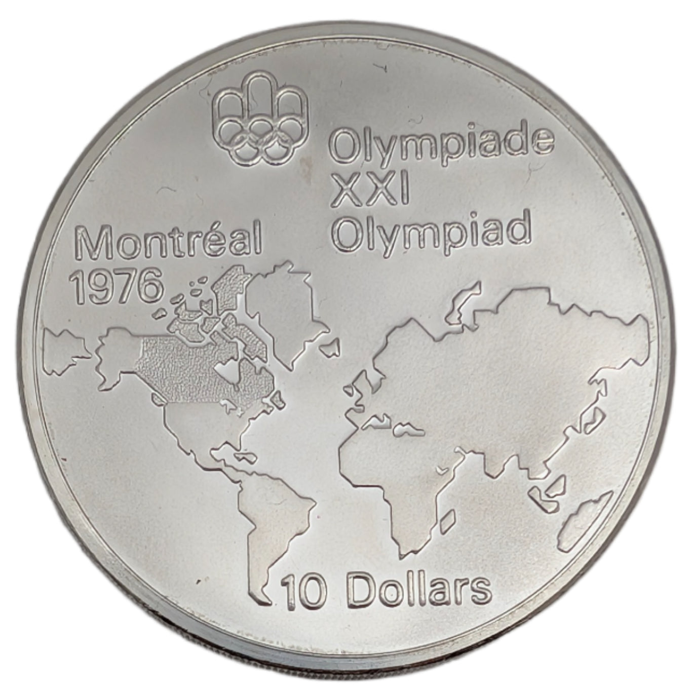Weltkarte - XXI. Olympische Sommerspiele Montreal 1976