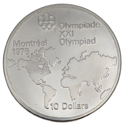Weltkarte - XXI. Olympische Sommerspiele Montreal 1976