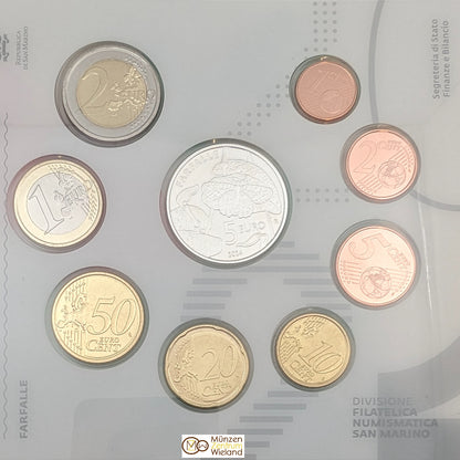 KMS Kursmünzensatz groß, 1 ct - 5 €