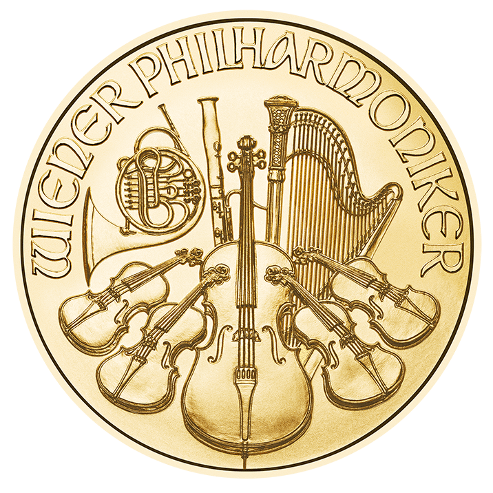 Wiener Philharmoniker, Bullion 1/10 Unze