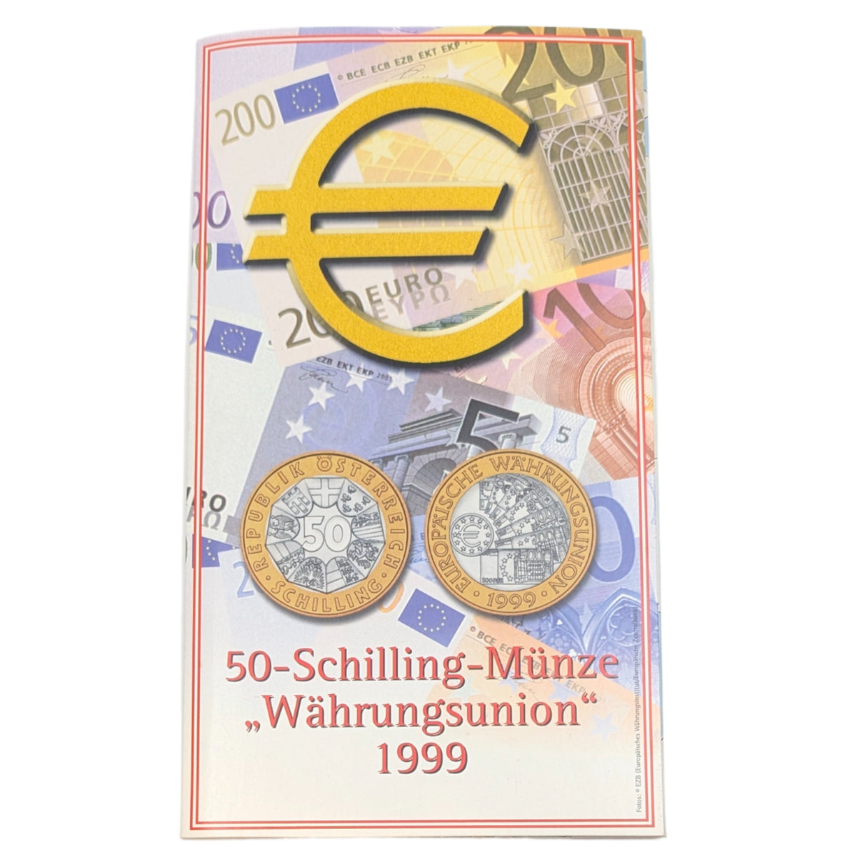 Europäische Währungsunion im Originalfolder