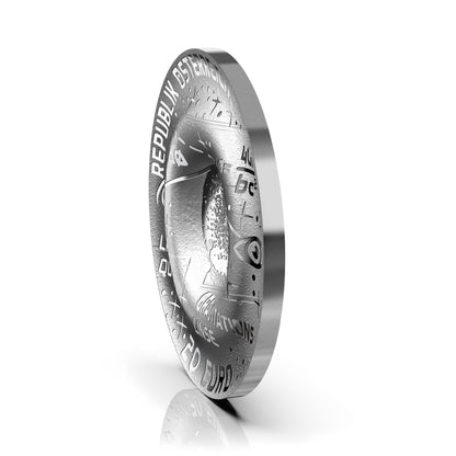 2/5 Einsteinring - Serie Schönheit des Universums, farbig, besondere Form